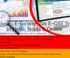 Accounting Course in Delhi 110046, SLA. GST and Accounting Institute, Taxation and Tally